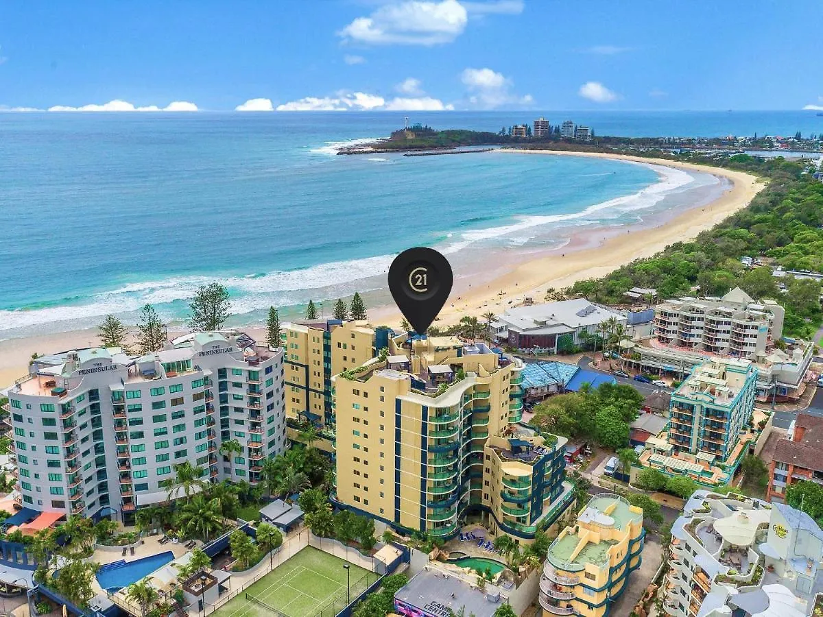 Top Floor Beachside Apartment In The Heart Of Mooloolaba Australia